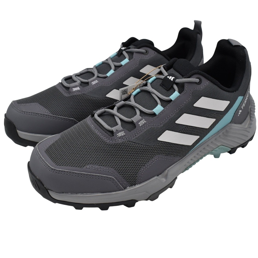 Adidas Terrex Eastrail 2 Hiking Shoes Women 10.5 Grey Mint Trail Sneakers NEW